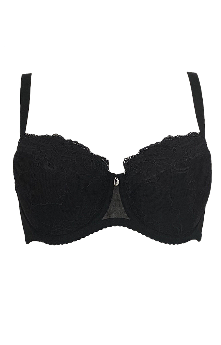 soutien-gorge noir en dentelle